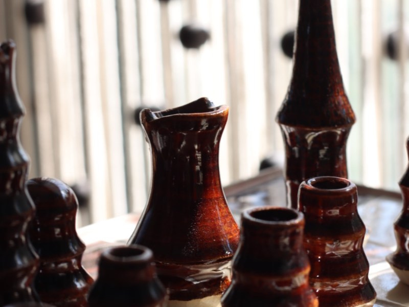 Schaak- en dambord met&nbsp;set